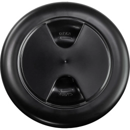 Смотровой лючок 152 мм (6") черный Osculati (20-199-13)